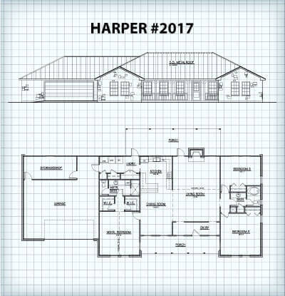 The Harper #2017 floor plan