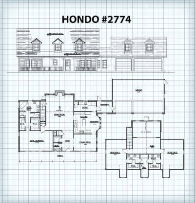 The Hondo #2774 floor plan