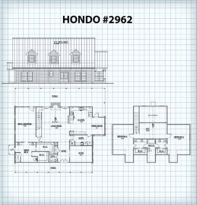 The Hondo #2962 floor plan