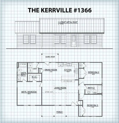 The Kerrville #1366 floor plan