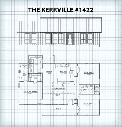 The Kerrville #1422 floor plan