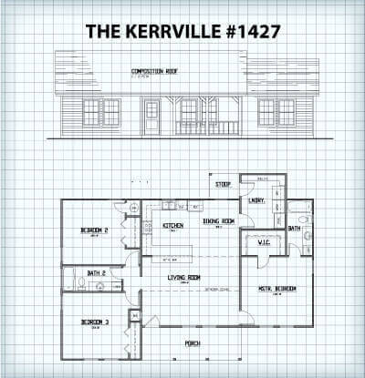 The Kerrville #1427 floor plan