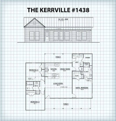 The Kerrville #1438 floor plan