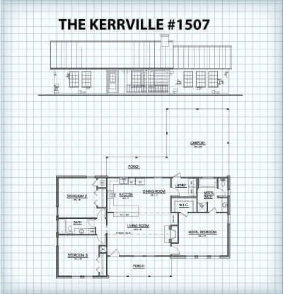 The Kerrville #1507 floor plan