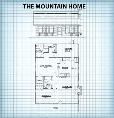 The Mountain Home floor plan