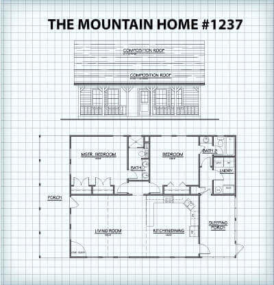 The Mountain Home #1237 floor plan