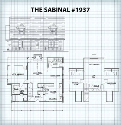 The Sabinal #1937 floor plan