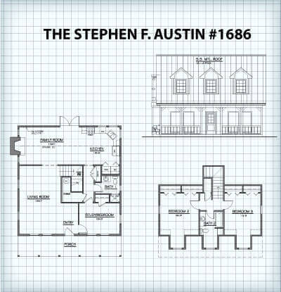 The Stephen F. Austin #1686 floor plan