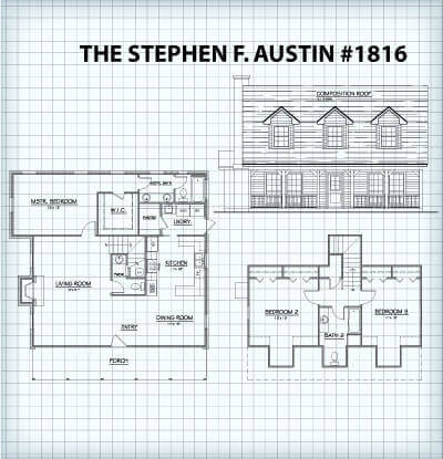 The Stephen F. Austin #1816 floor plan