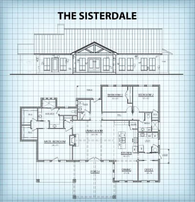 The Sisterdale floor plan