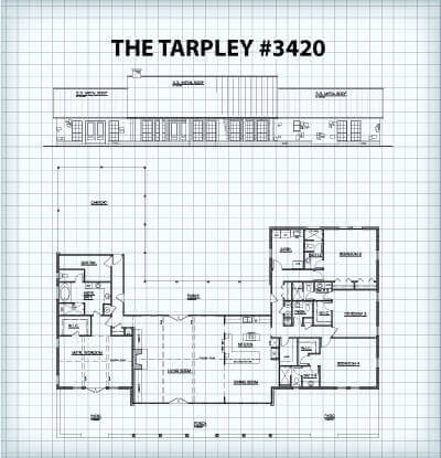 The Tarpley #3420 floor plan