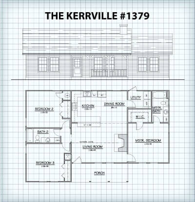 The Kerrville #1379 floor plan