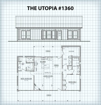 The Utopia #1360 floor plan