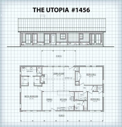 The Utopia #1456 floor plan