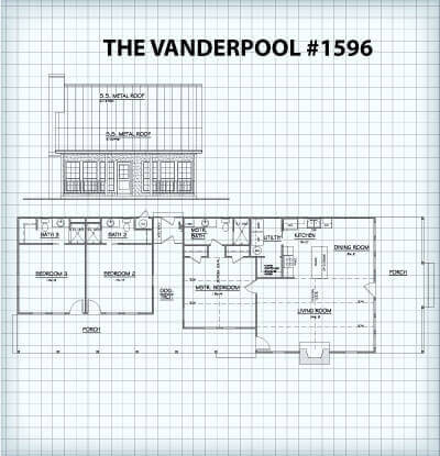 The Vanderpool #1596 floor plan