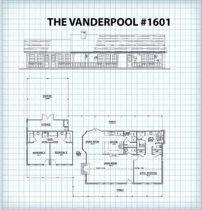 The Vanderpool #1601 floor plan