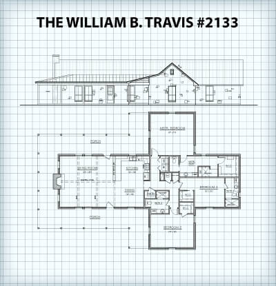 The William B. Travis #2133 floor plan